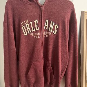 New Orleans zip-up